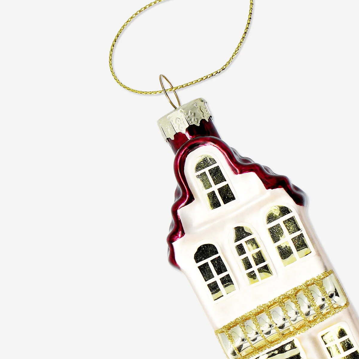 Christmas bauble - White house - Image 3